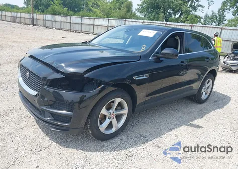 2019 Jaguar F-Pace 25T Premium из США, поврежденный, VIN SADCJ2FX3KA357393